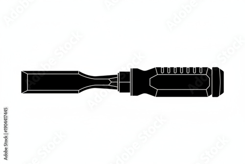 Chisel Silhouette: The precision and power of a chisel are captured in this striking silhouette, highlighting its sharp edge and ergonomic design. 
