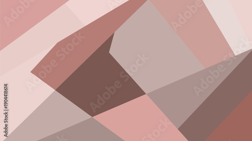 This seamless geometric vector wallpaper features a colorful mosaic pattern of orange triangles and square tiles in a retro style art backdrop