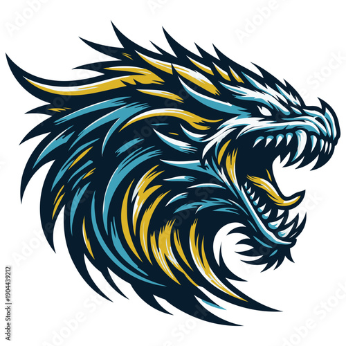 Leviathan vector and illustration.