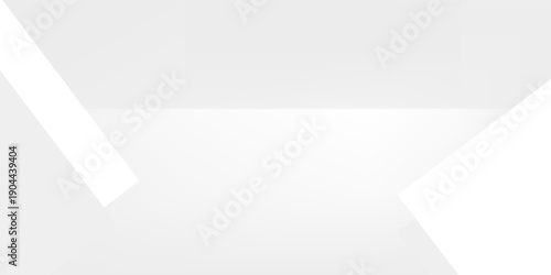 Modern overlap white and gray triangle technology lines. white light grey background. Space design concept