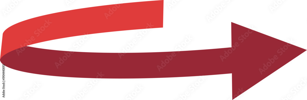 Fototapeta premium Refresh arrow graphic showing reload update process