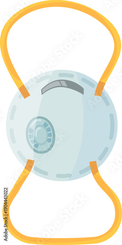 Respirator mask protecting against viruses and pollution