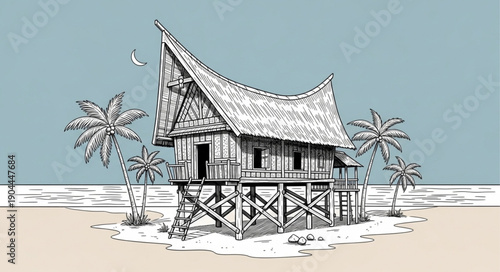 hammock on the beach