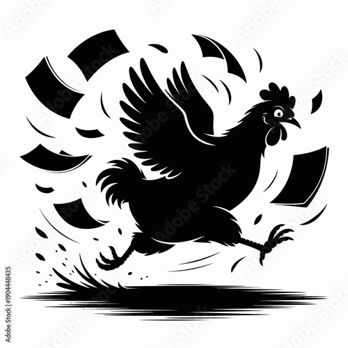 Vector illustration showing the silhouette of a majestic horse head, elegant and powerful, with simple lines on a white background