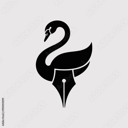 Minimalist vector illustration of an elephant, side profile, simple geometric shapes, clean lines, isolated on white background, wildlife and Africa concept.