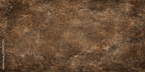 A worn and aged vintage backdrop featuring a stained old paper texture blended with a rough brown antique stone surface for a grungy ancient parchment design