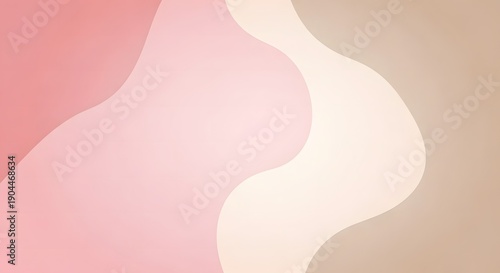 Modern Valentine Background with Soft Pink and Neutral Tones