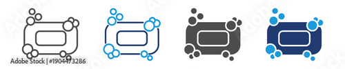 soap icon set multiple style