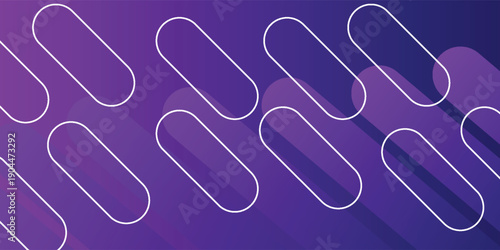 Purple abstract geometric background. Dynamic shapes composition. Vector illustration