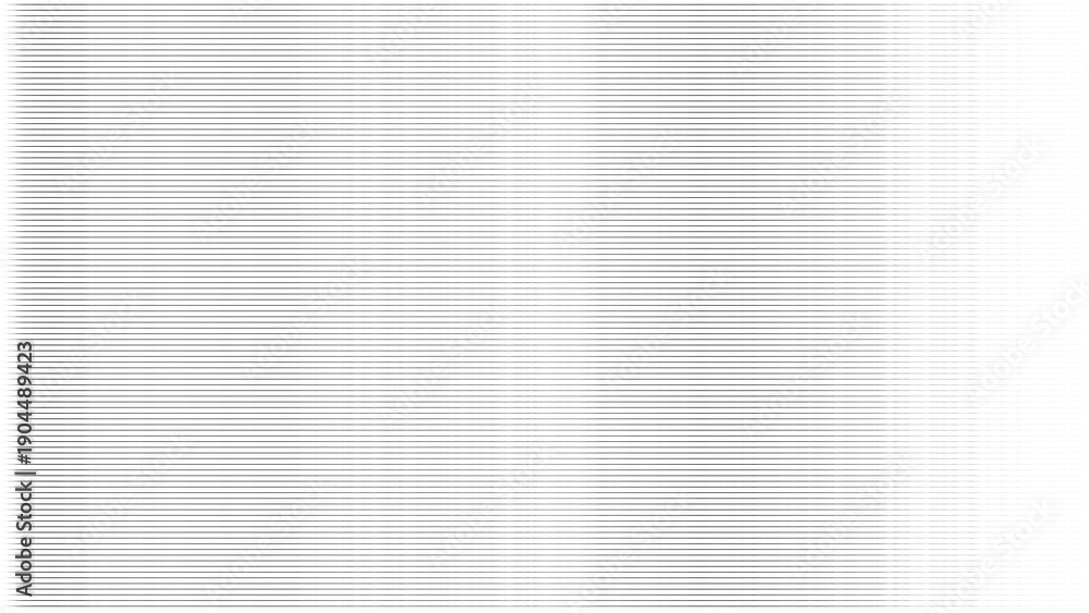 Fototapeta premium Horizontal scanlines glitch effect overlay, VHS screen lines, TV static interference pattern. Retro CRT monitor noise texture isolated on white. Motion blur speed stripes for video transition effects.