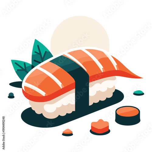 Nigiri Sushi Vector Design