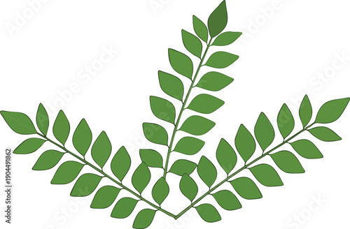 Green Leaves Illustration A Symbol of Growth and Vitality