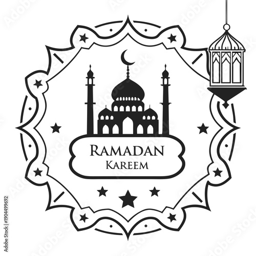 Taj Mahal and Istanbul mosque vector illustration