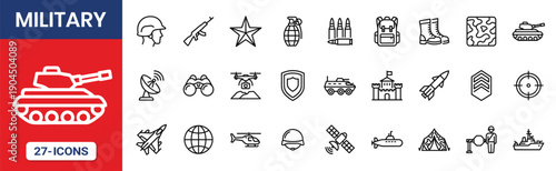 Military Army Force War Weapon Icons