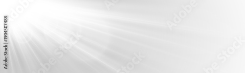 Soft white sunlight radiates with sparkling particles and smooth lens flare. Transparent background allows easy overlay on images. Perfect PNG for digital light effects.