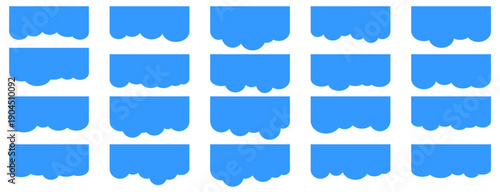 Separator for website section break, gentle curve shape divider, clean website UI with subtle shape and smooth separator.