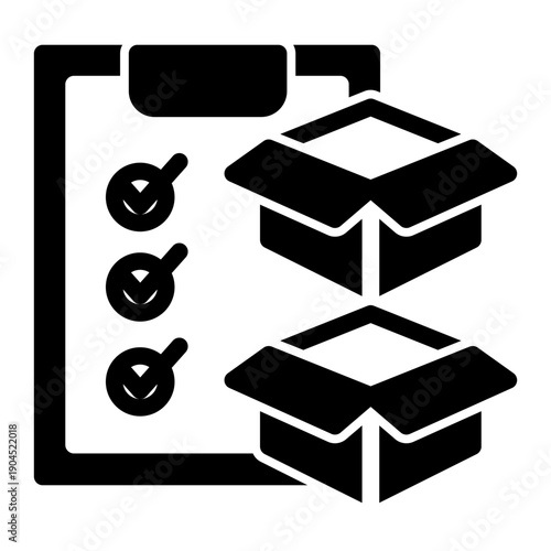 Periodic physical counting and verification of inventory against recorded quantities (Solid Style)