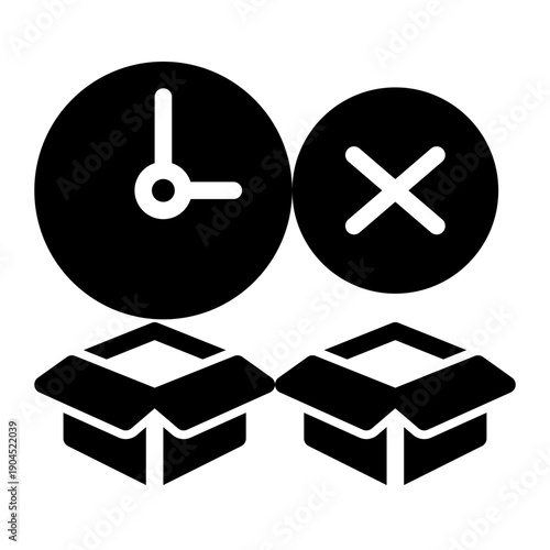 Inventory items that are no longer usable or sellable due to being outdated or expired (Solid Style)