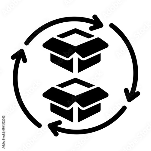 Financial ratio showing how often inventory is sold and replaced over a period (Solid Style)