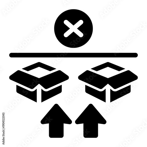 Predefined upper limit for inventory quantity to control costs and space (Solid Style)