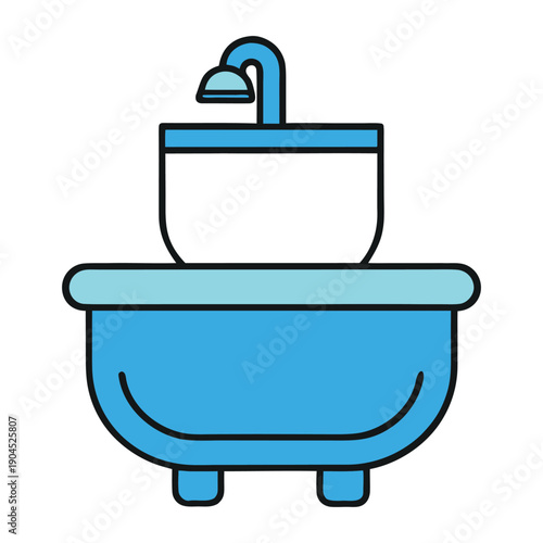 A sleek bathroom sink with smooth curves, polished surface, and shiny faucet, perfect for daily routines and adding a touch of style to any modern bathroom.
