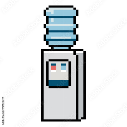 Office Water Dispenser Cooler Pixel