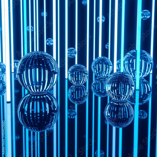 new year background with christmas balls