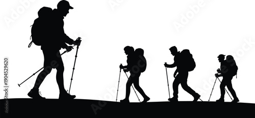 Webfamily life silhouette, generational stages, black and white, parent and child, silhouette artwork, life 