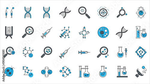 Genetic Editing dualtone iconset
