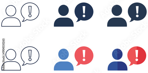 Communication Alerts: A visual representation of dialogue with a symbol of alert, indicating important message transmission