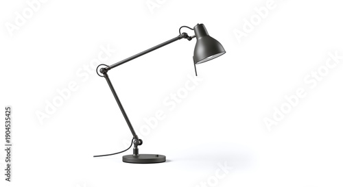 black table lamp