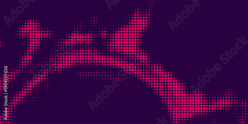 red and blue diagonal halftone background design