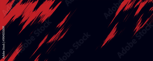 Abstract grunge red paint spill background. Blood spill on black background