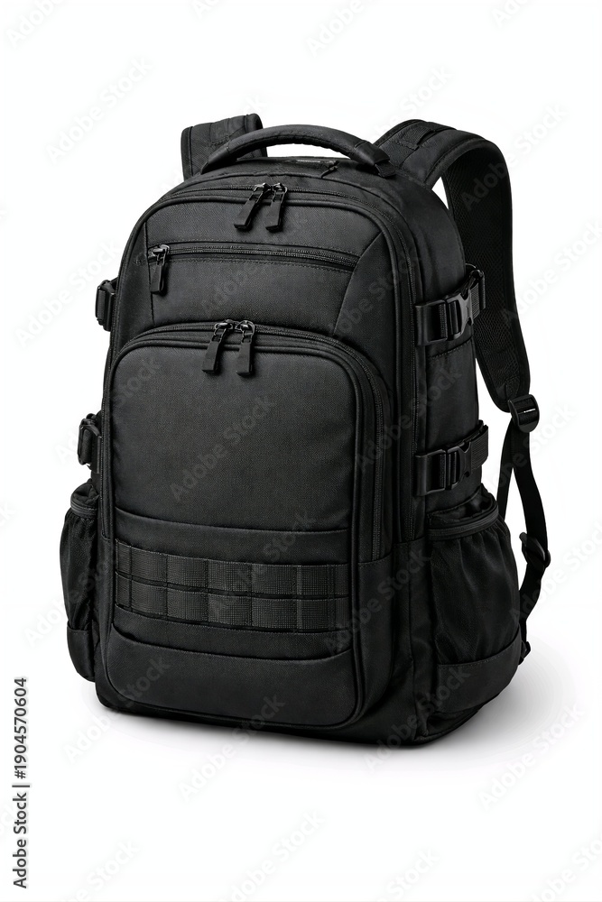Naklejka premium Camera Backpack Isolated on White