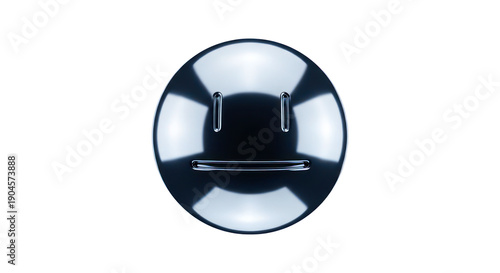 Shiny metal frying pan isolated on transparent background, perfect for cooking and kitchen design element