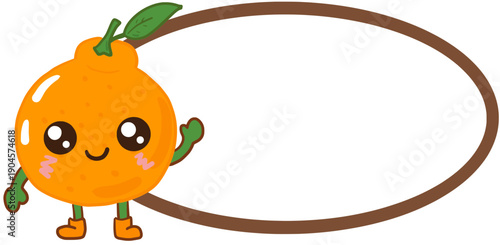 funny orange cartoon