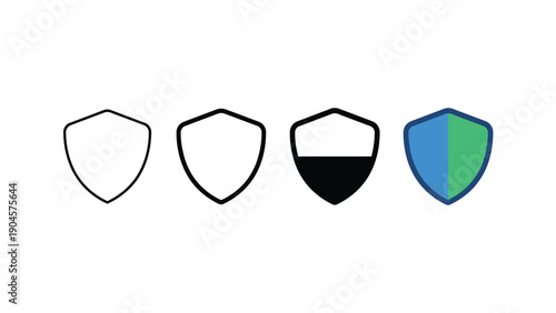 Shield Icons in Different Styles