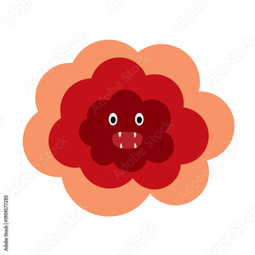 cancer tumor cell developing concept