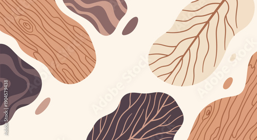 Assorted Leaves in Various Colors and Textures.