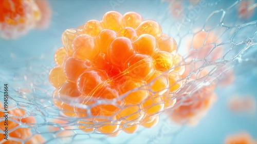 Cellular Rejuvenation with Royal Jelly Nutrients Medical Skincare Background