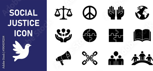 Social Justice Icons – Equality