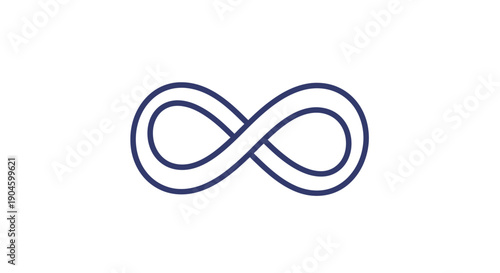 Infinity Symbol Icon - Endless Loop Concept