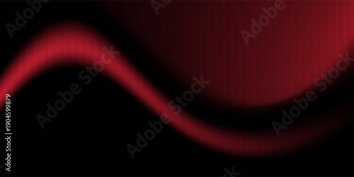 Abstract gradient podium background. Empty red 3D studio background. Clean scene for product presentation mockup template. eps 10