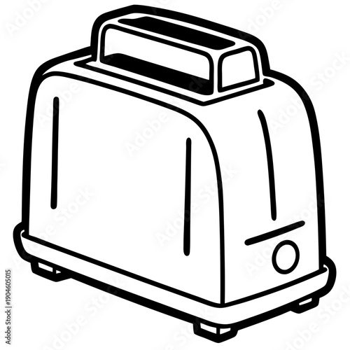 Toaster art vector