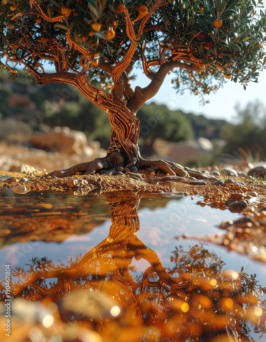 Argan tree , AI Image