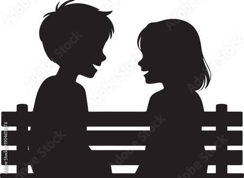 Diverse people showing affection and connection, vector illustration for community and relationship themes