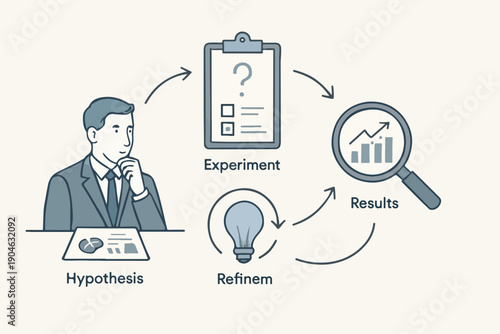 Scientific Method Applied to Business Strategy and Decision Processes illustration