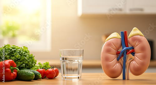 Kidney Healthy Diet Nutrition Concept
