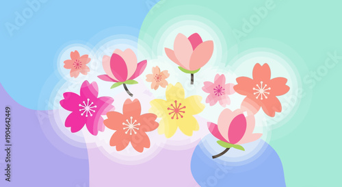 Colorful Flowers in Blooming Floral Arrangement.
