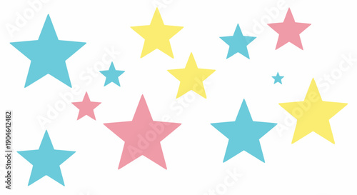 Pastel Stars Background